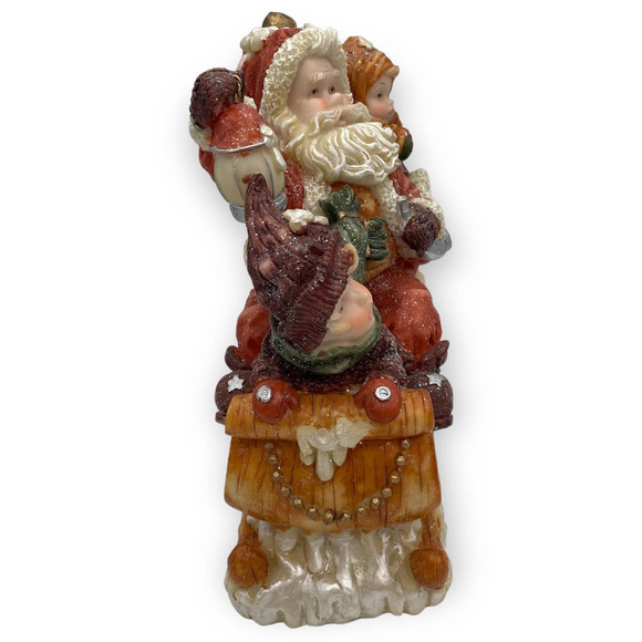 Santa on a Sled | Christmas Vintage Decoration - Picture 5 of 5